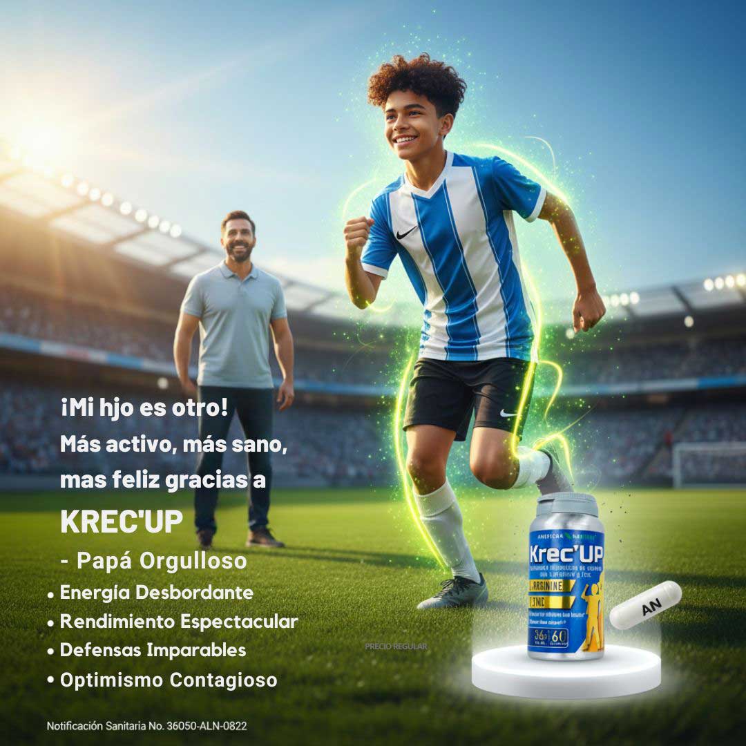 KREC´UP Suplemento natural para el crecimiento