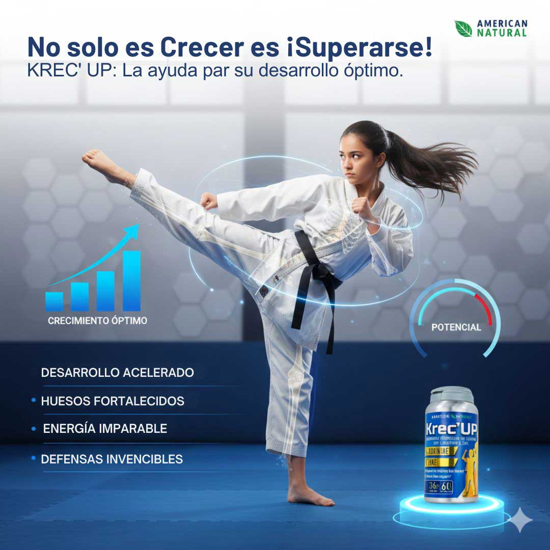 KREC´UP Suplemento natural para el crecimiento